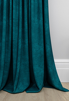 Florence Faux Suede, Ink Blue - Made to Measure Curtains